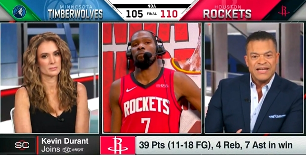 多多28电脑版-火箭年轻人带给你什么活力？KD反驳：我给小年轻带去了活力~